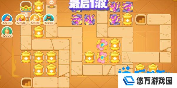 《保卫萝卜4》法老归来第108关通关攻略