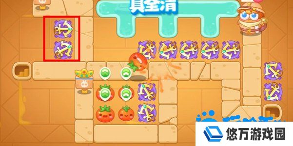 《保卫萝卜4》法老归来第111关通关攻略