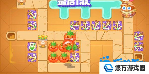 《保卫萝卜4》法老归来第111关通关攻略