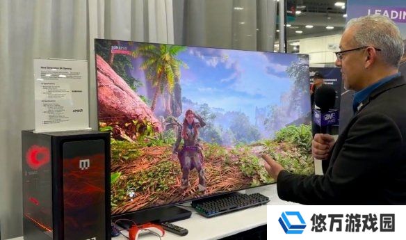 世界首例8K120Hz！《地平线：西之绝境》运行展示！
