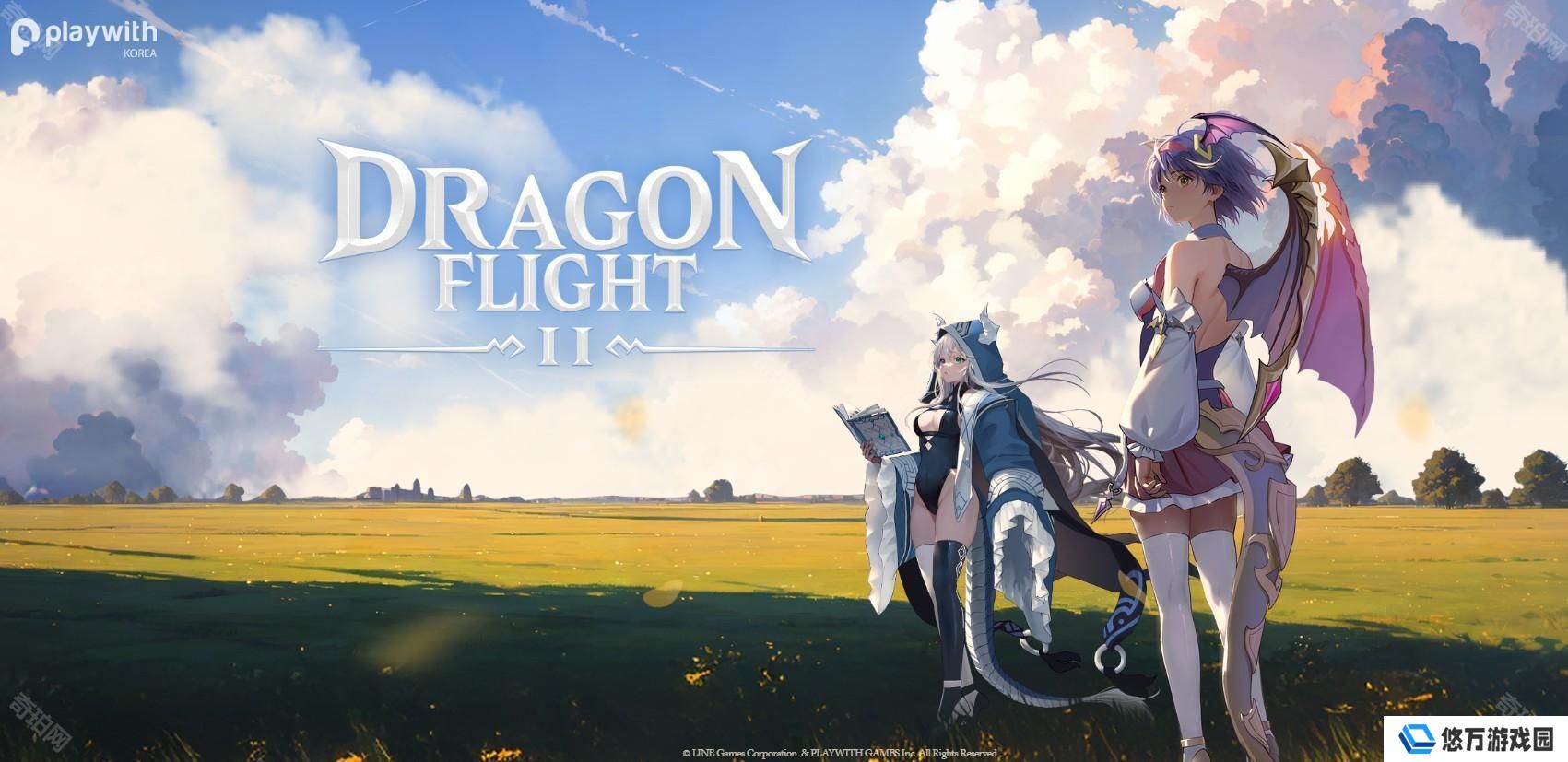 射击游戏《Dragon Flight 2》公开预告网站与主视觉图 神秘女性角色亮相