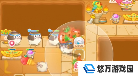 《保卫萝卜4》法老归来第83关通关攻略