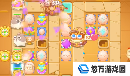 《保卫萝卜4》法老归来第80关通关攻略