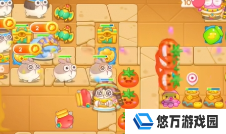 《保卫萝卜4》法老归来第83关通关攻略