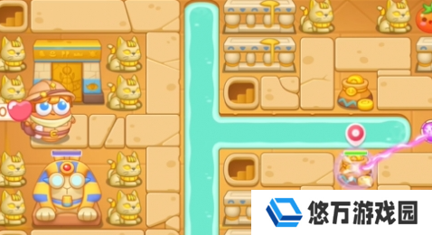 《保卫萝卜4》法老归来第84关通关攻略