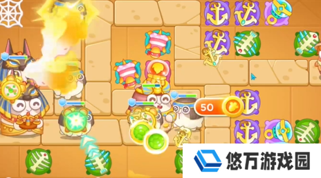 《保卫萝卜4》法老归来第79关通关攻略